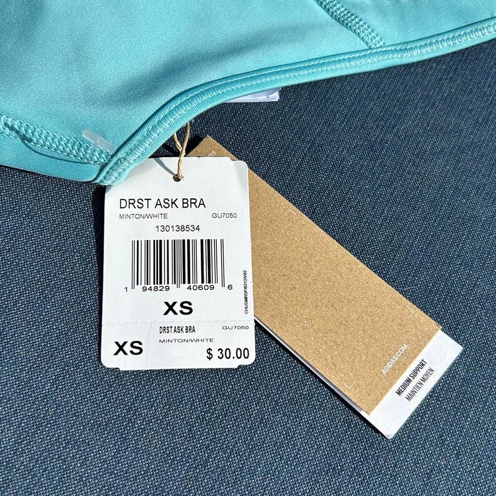 Adidas DRST ASK Medium Support Sports Bra - Picture 4 of 8
